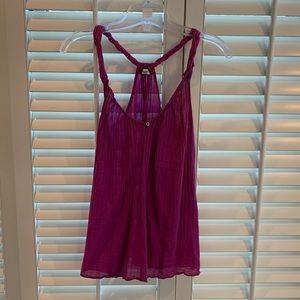 Purple Splendid top with twist straps